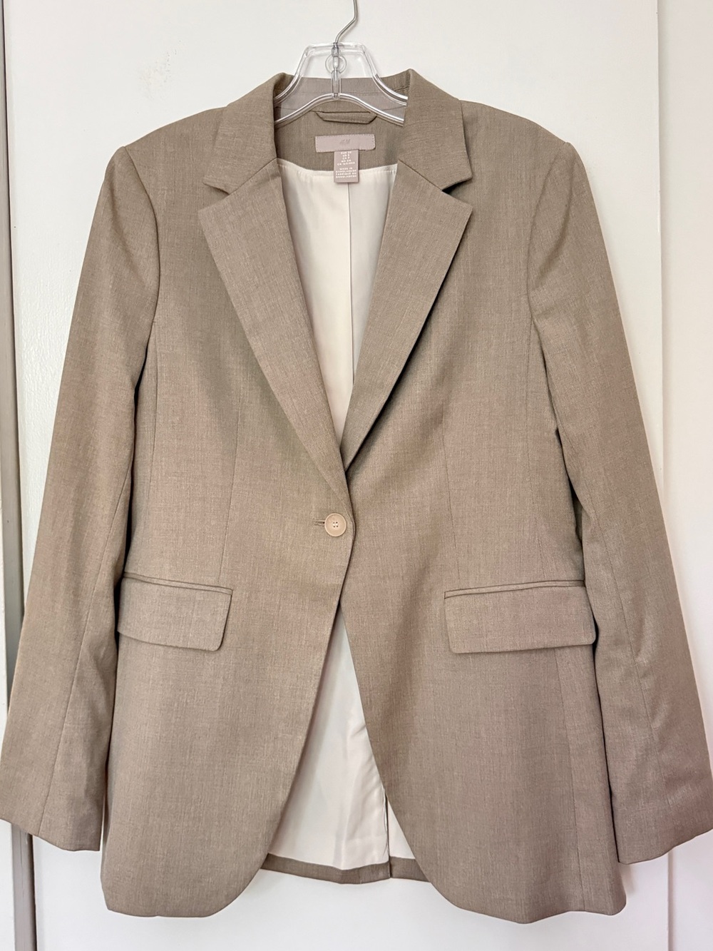 Zara Women's Tailored Blazer in Khaki sz S